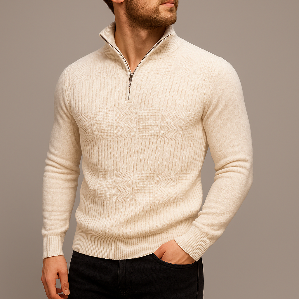 Lodewijk - Half Zip Knitwear