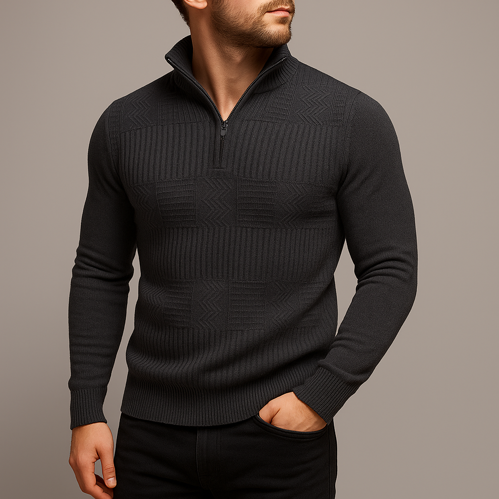 Lodewijk - Half Zip Knitwear