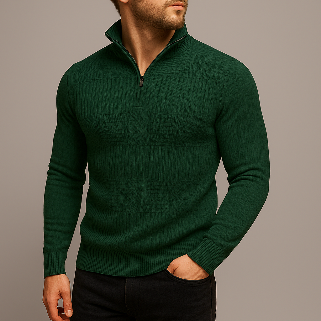 Lodewijk - Half Zip Knitwear